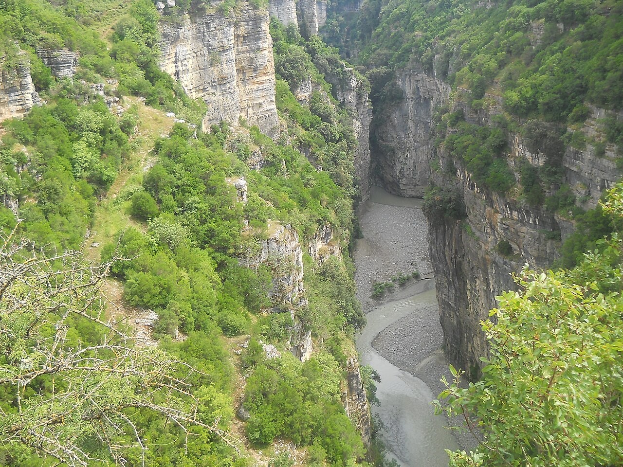 Rafting kanionem Osum