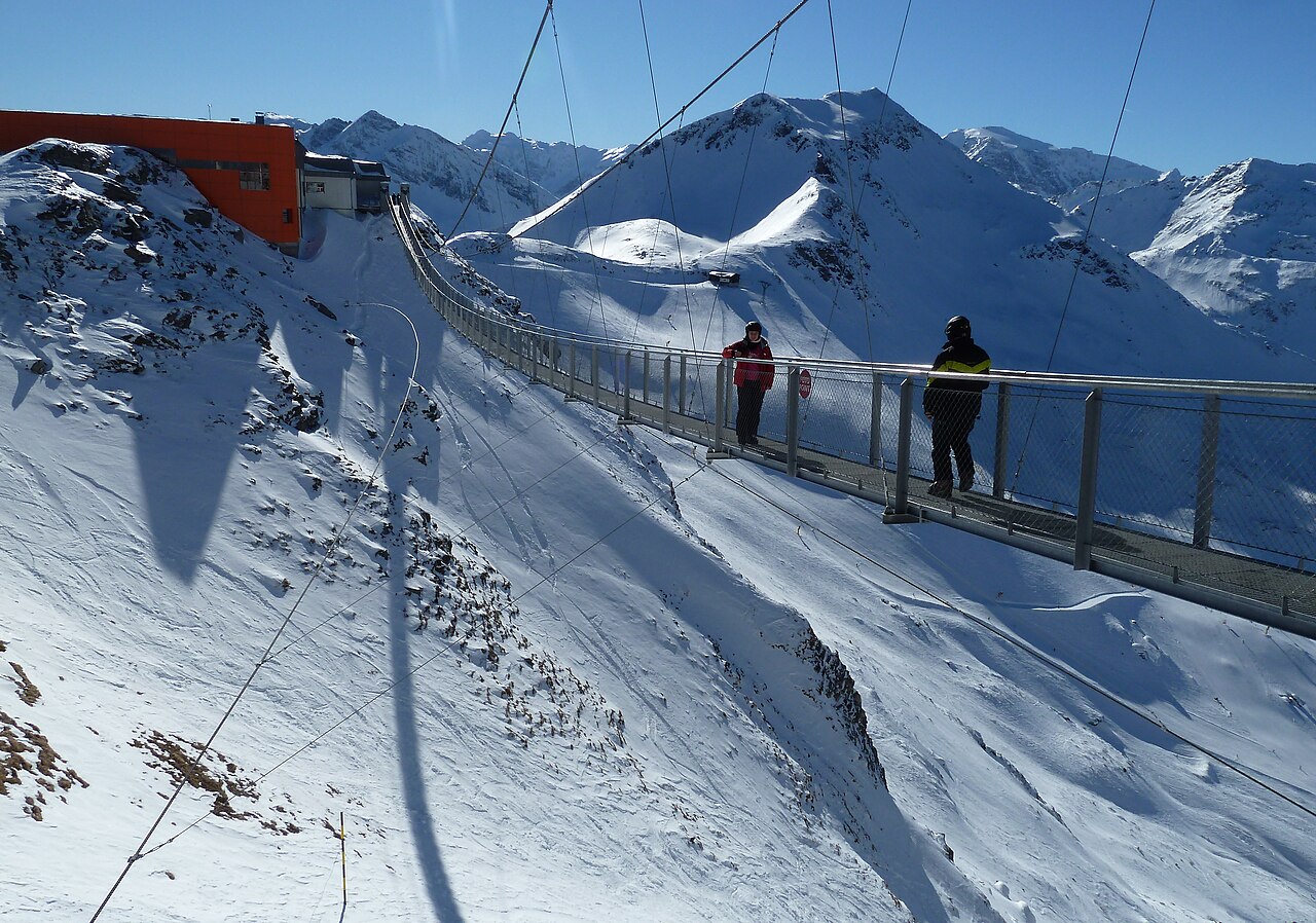Stubnerkogel i most wiszący