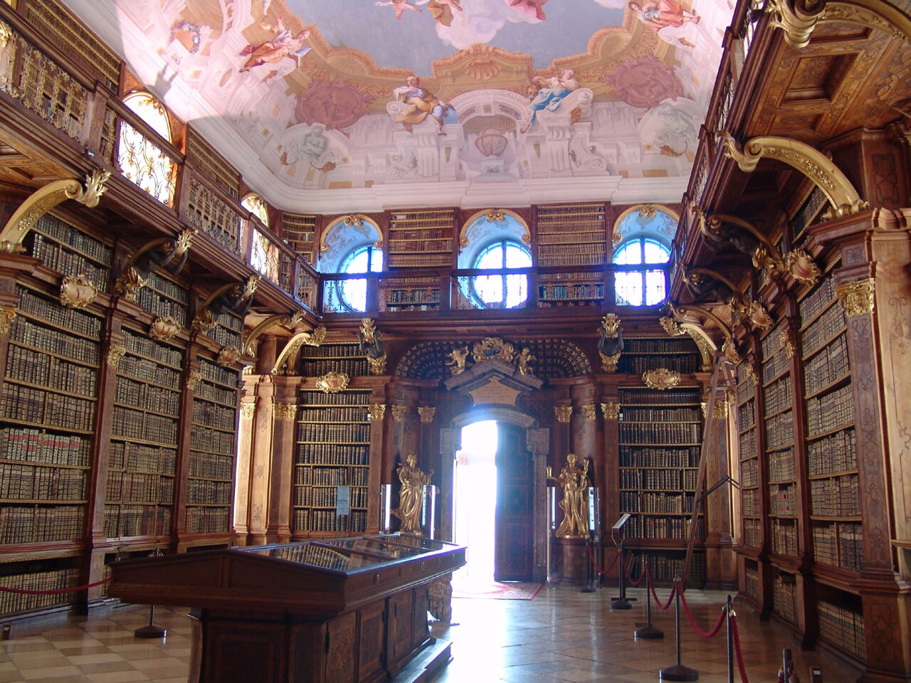 Biblioteka i Sala Marmurowa opactwa