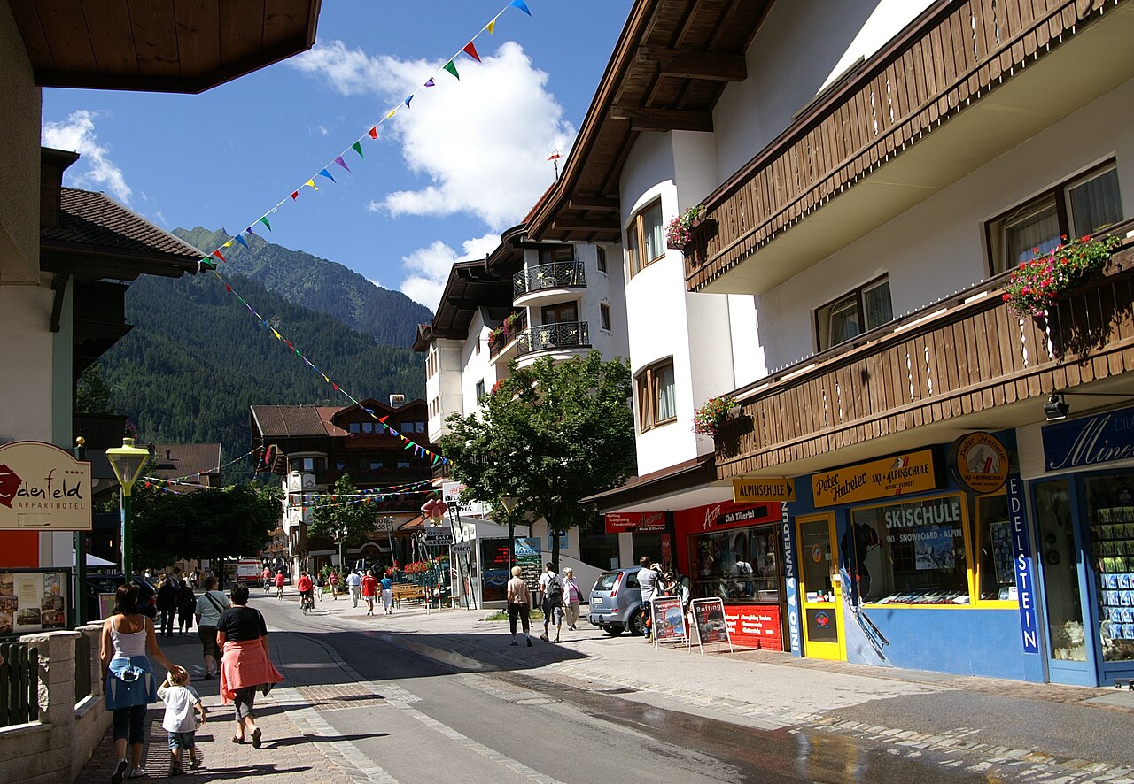 Mayrhofen centrum i après-ski