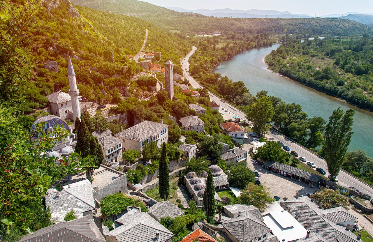 Restauracja z widokiem na dolinę