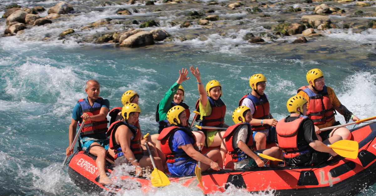Rafting i rzeki parku