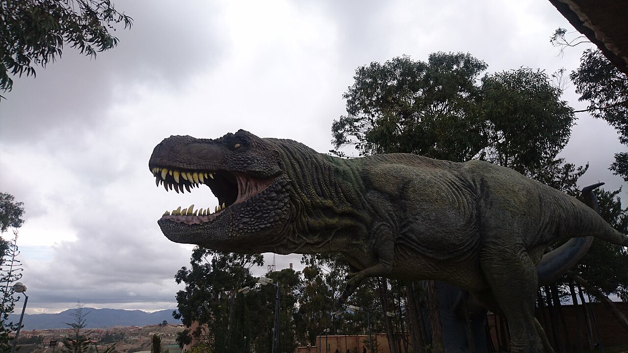 Parque Cretácico i modele dinozaurów