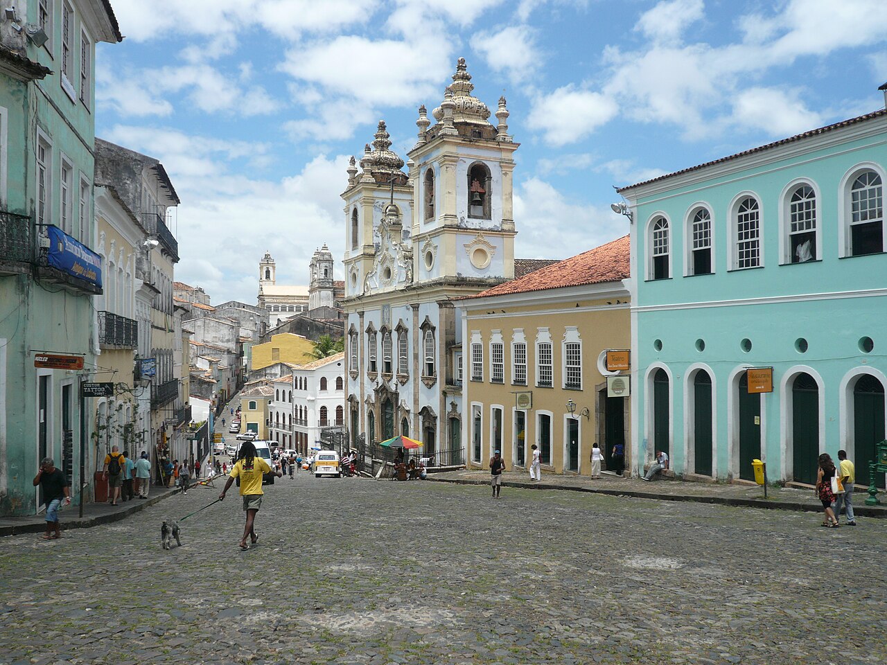 Pelourinho i centrum UNESCO