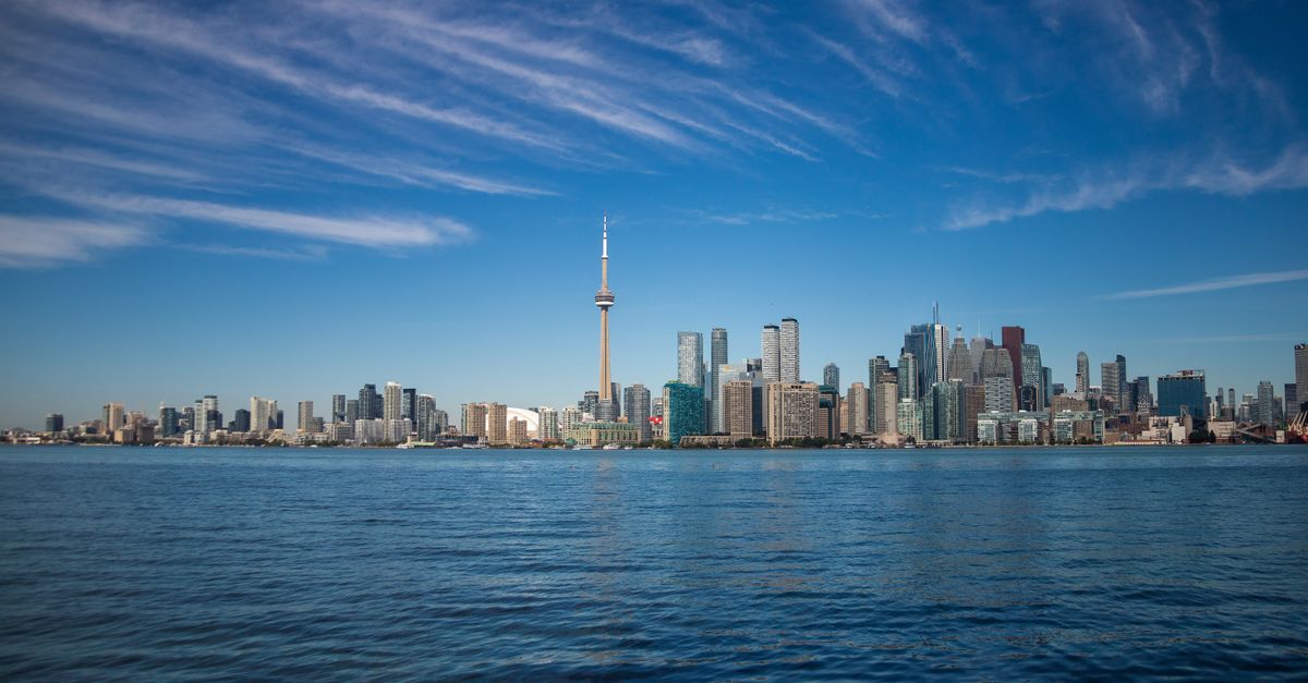 CN Tower i widok na miasto