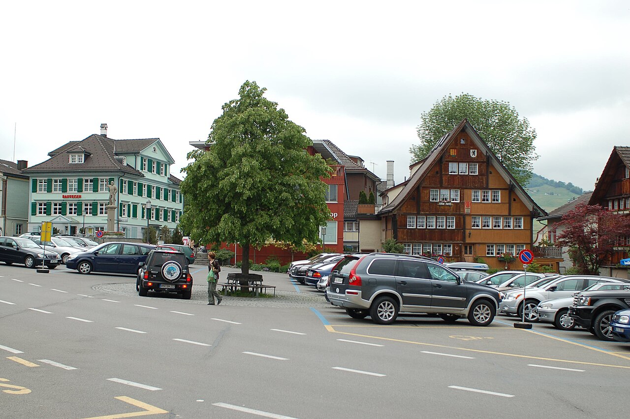 Hauptgasse i Landsgemeindeplatz