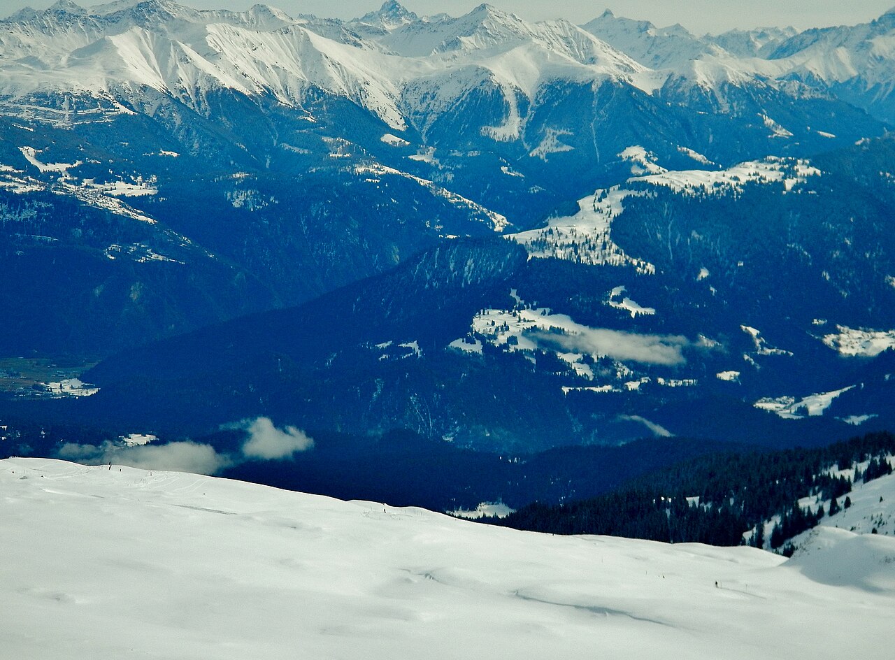 Teren narciarski Flims Laax Falera