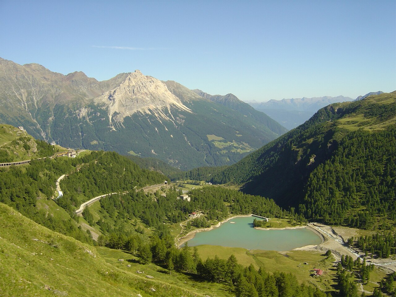 Szlak z Ospizio Bernina do Alp Grüm