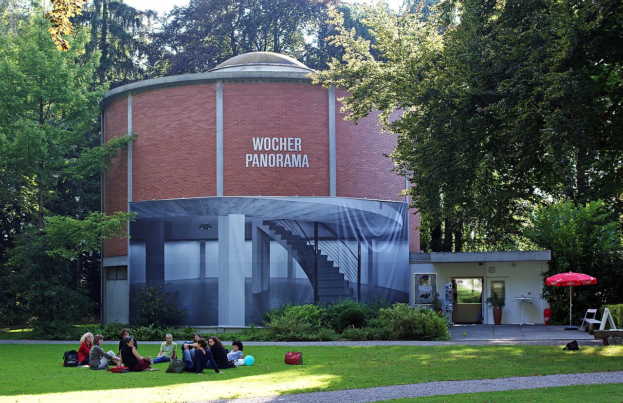 Park Schadau i Panorama Wochera