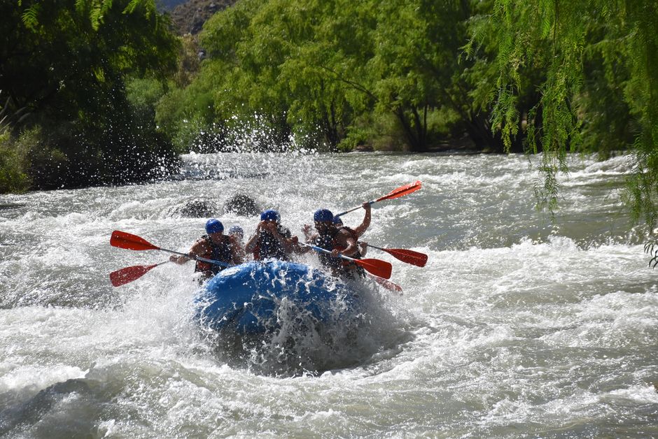 Rafting na rzece Maipo