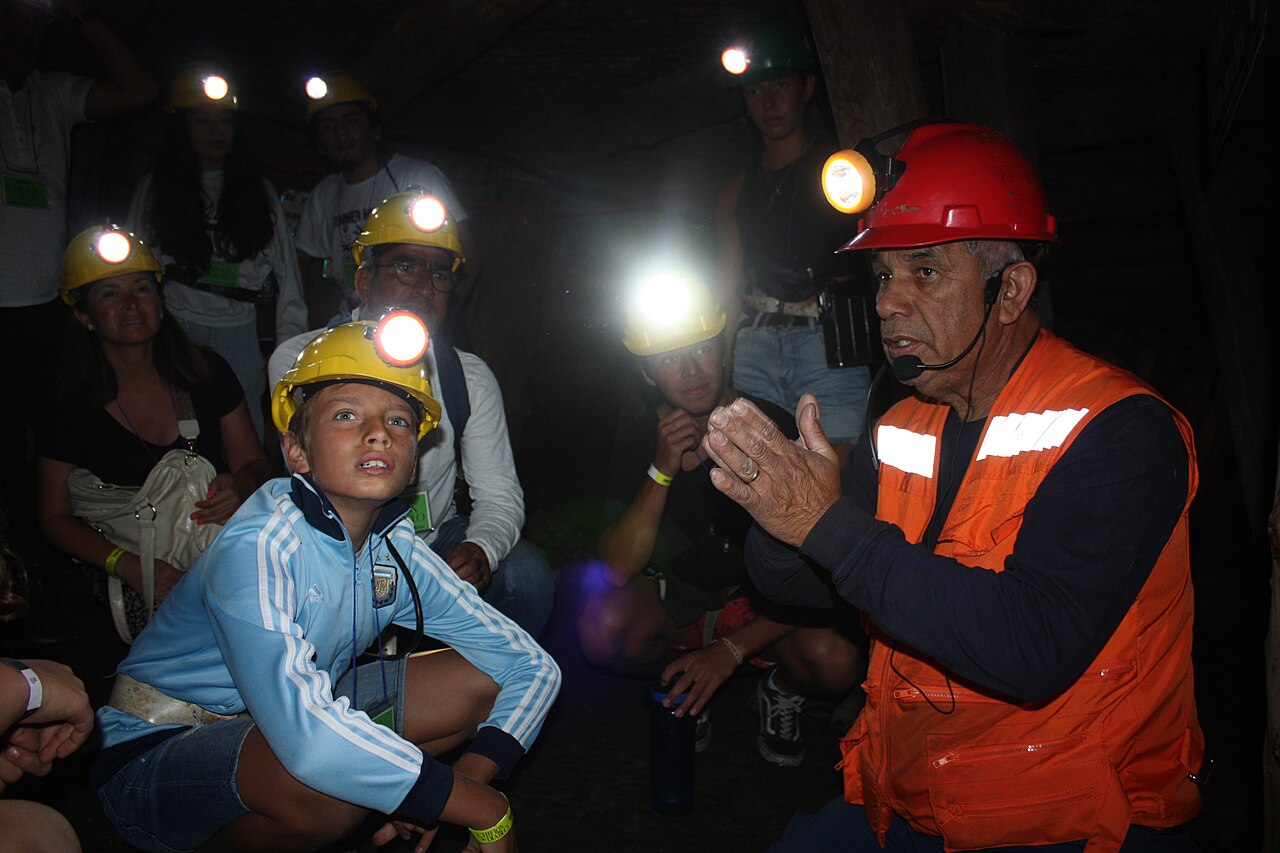 Kopalnia Chiflón del Diablo w Locie