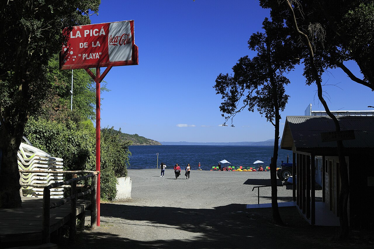 Playa Grande nad jeziorem Villarrica
