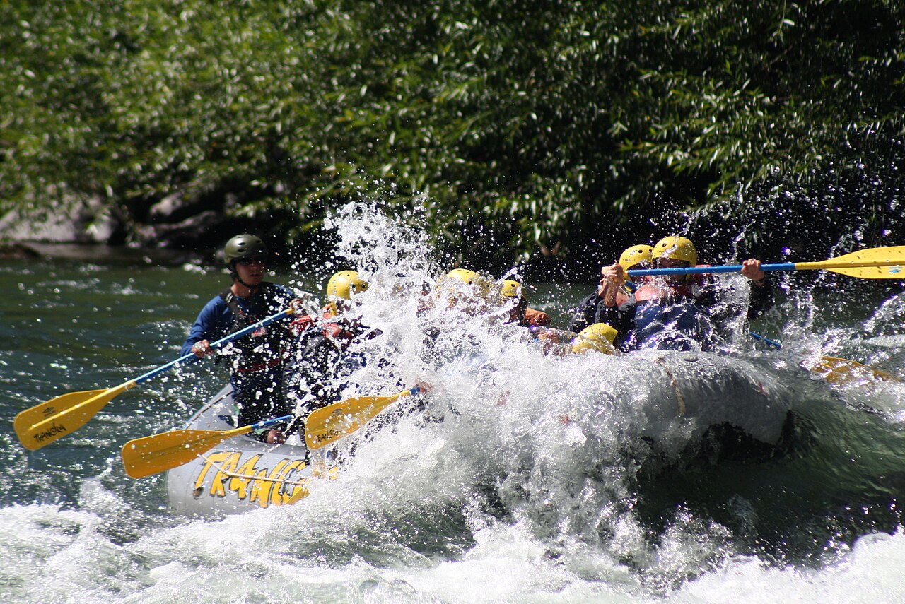 Rafting na rzece Trancura