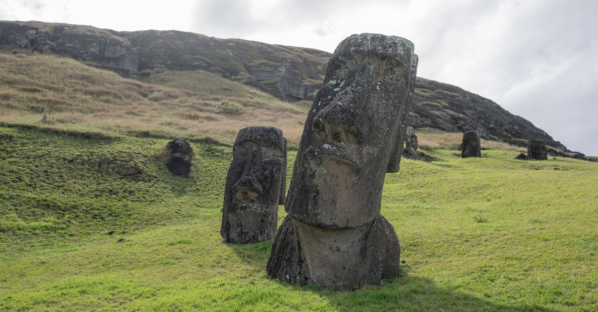 Rano Raraku, kamieniołom moai