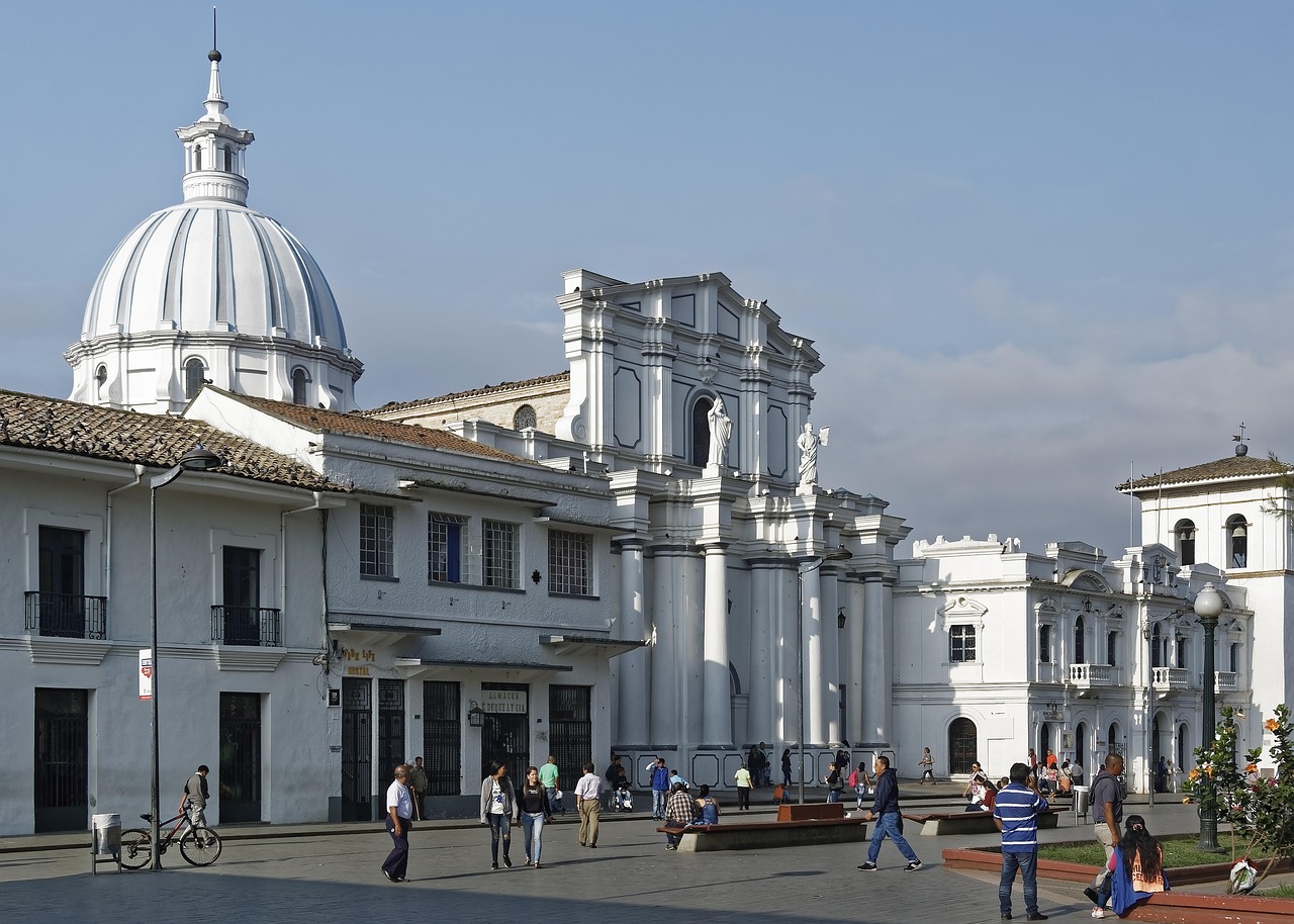 Białe centrum kolonialne Popayán