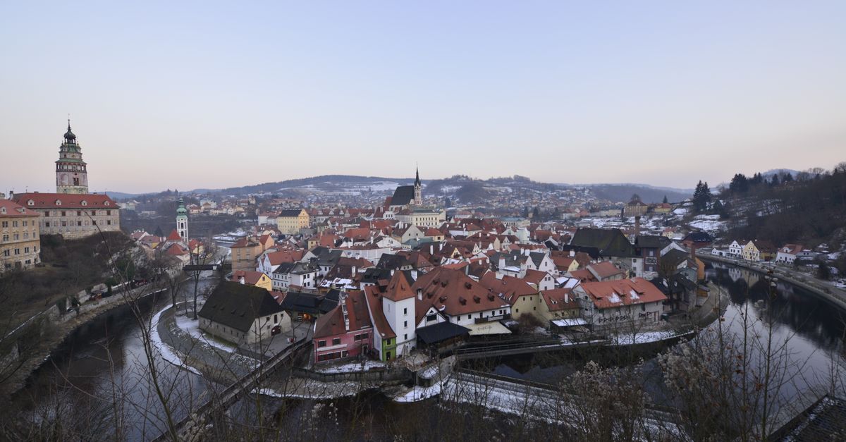 Spływ Vltawą przez Krumlov
