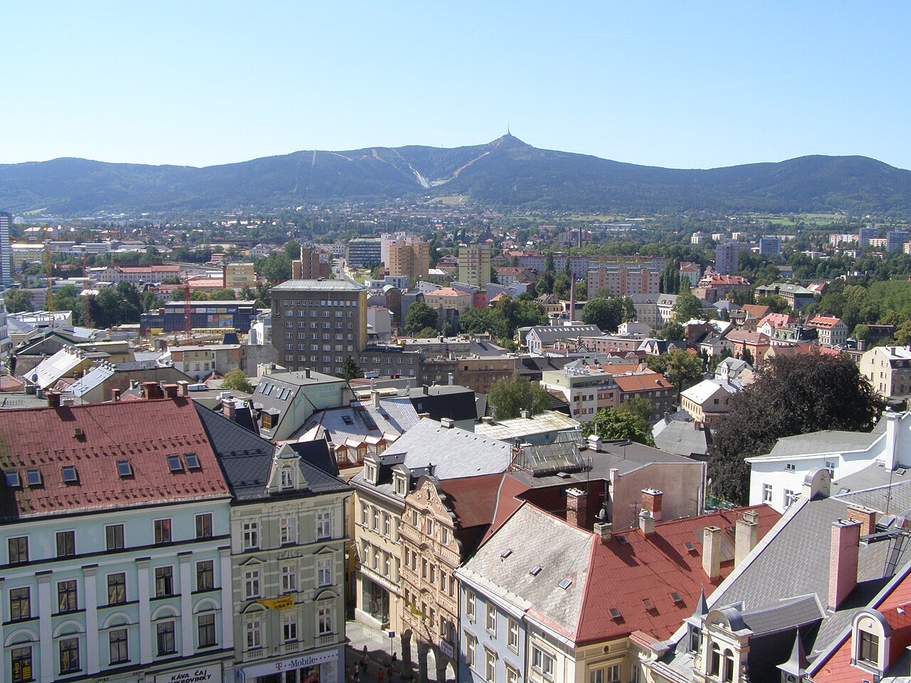 Centrum Liberca i ratusz