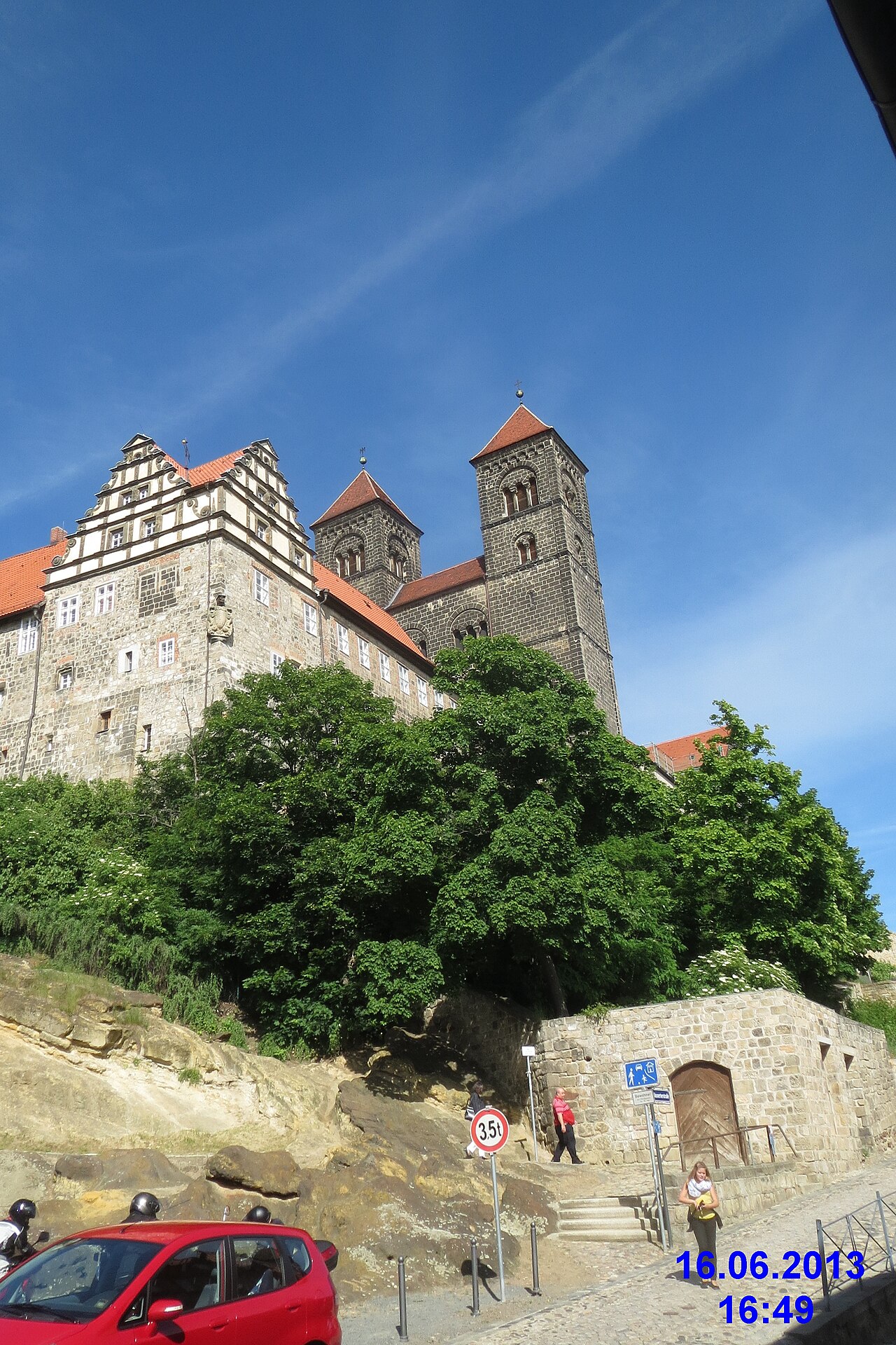 Stare miasto w Quedlinburgu