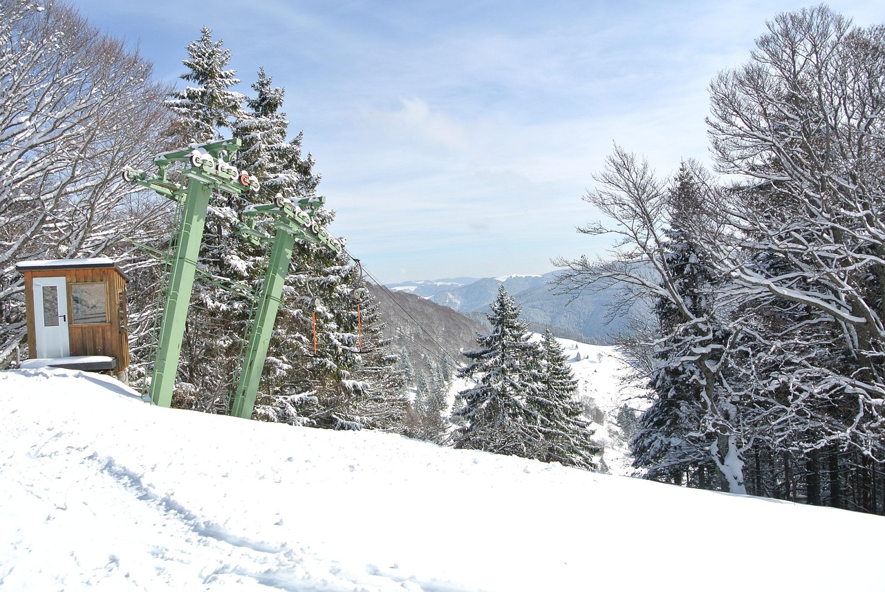 Schauinslandbahn i szczyt Schauinsland