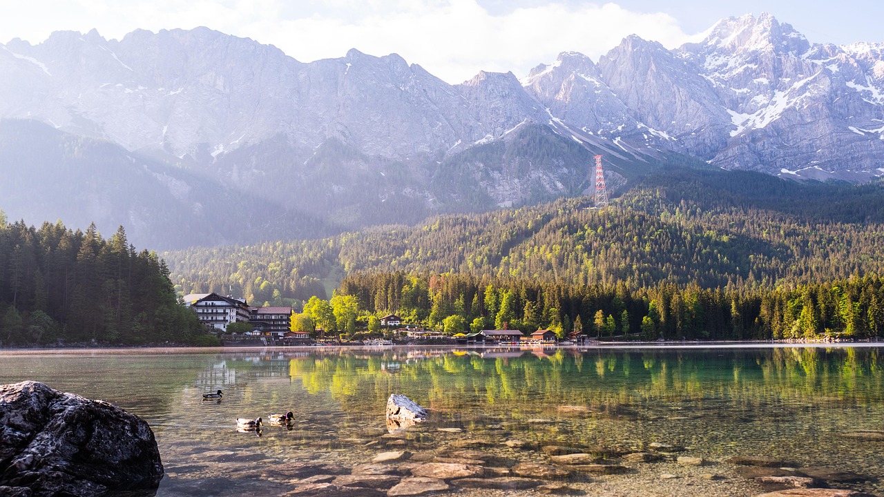 Eibsee u podnóża