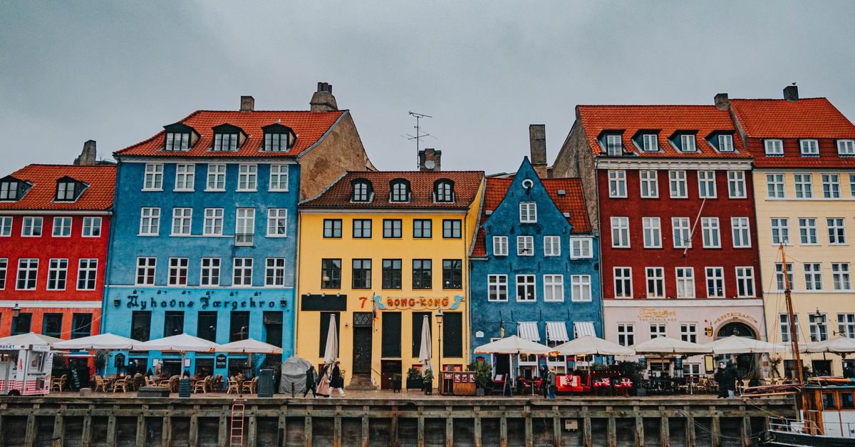 Nyhavn i kolorowe nabrzeże