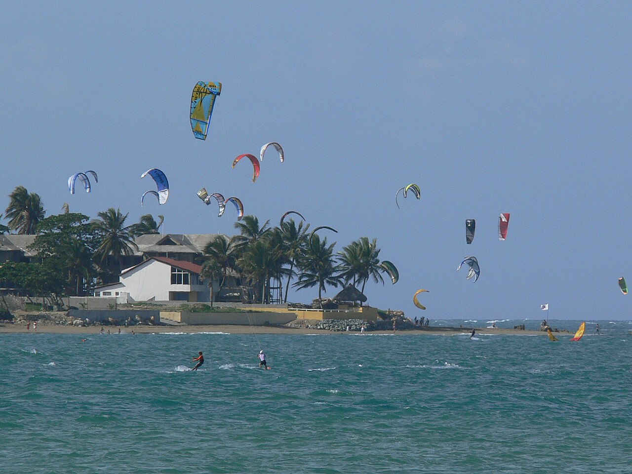 Playa Cabarete i kitesurfing