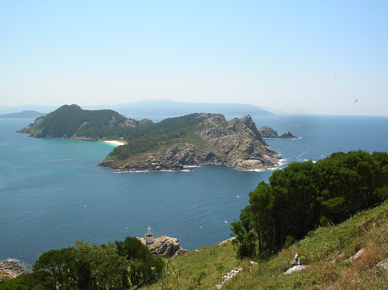 Wyspy Cíes i Praia de Rodas