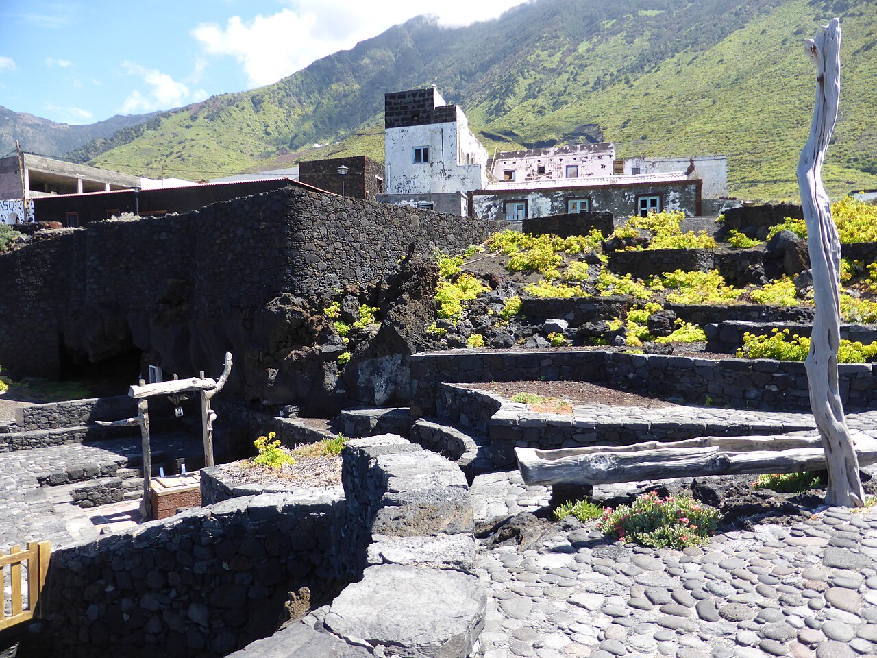 Pozo de la Salud, klify
