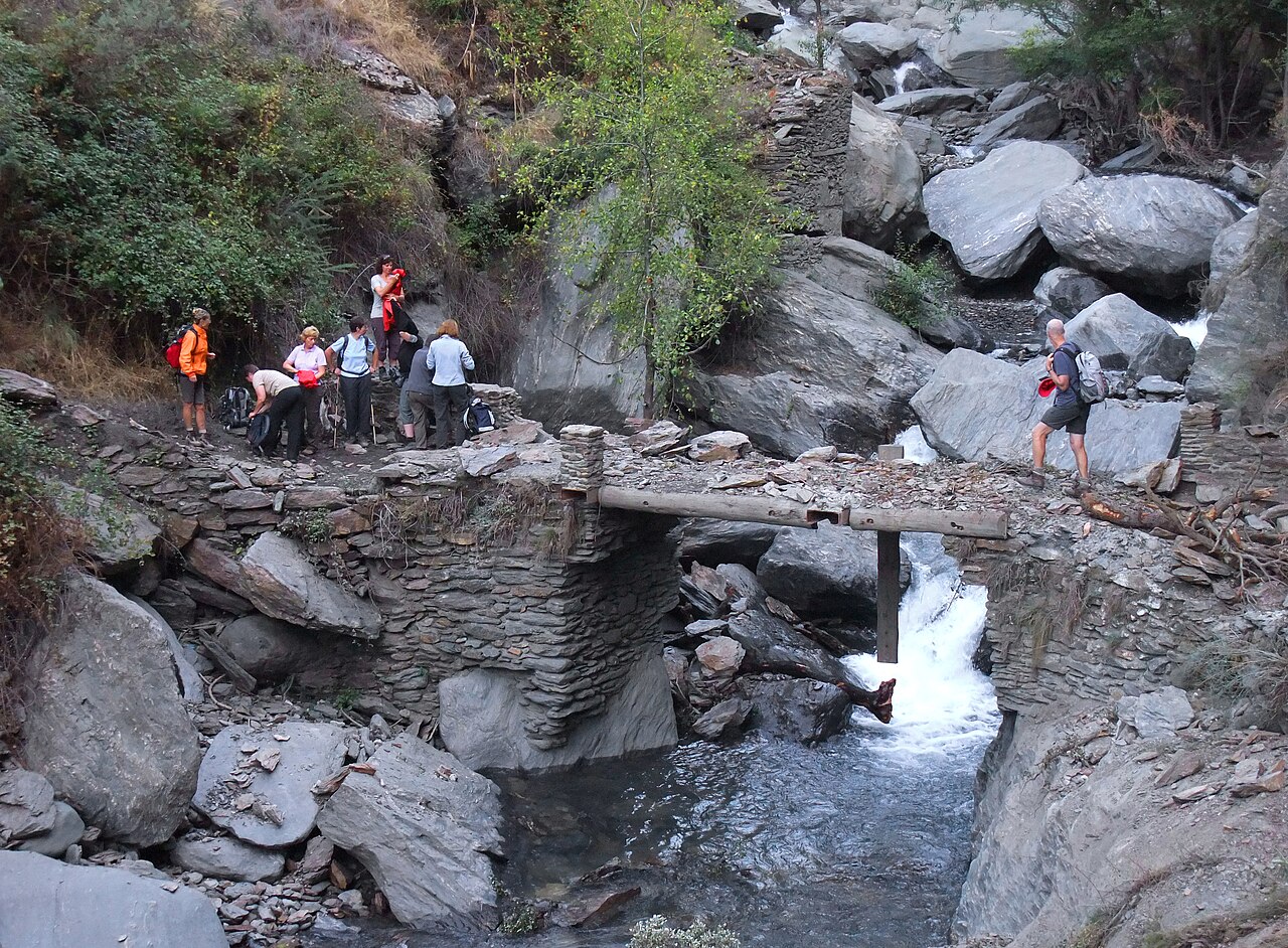 Szlak przez Barranco del Poqueira