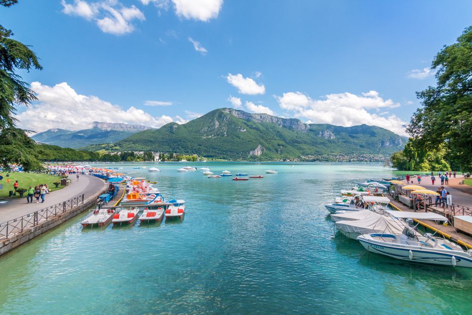 Jezioro Annecy i promenada