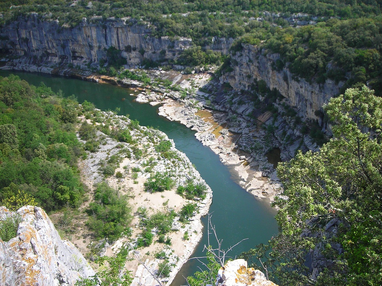 Spływ kajakiem przez kanion Ardèche