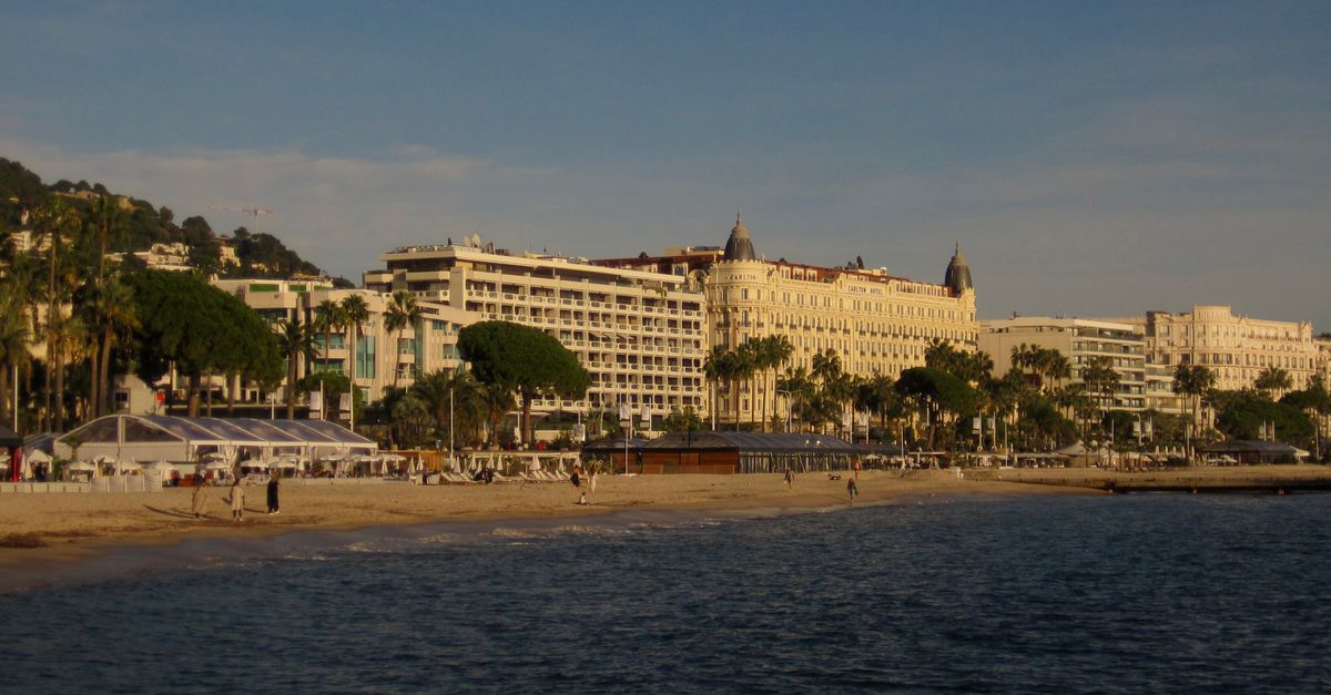 La Croisette i plaże Cannes