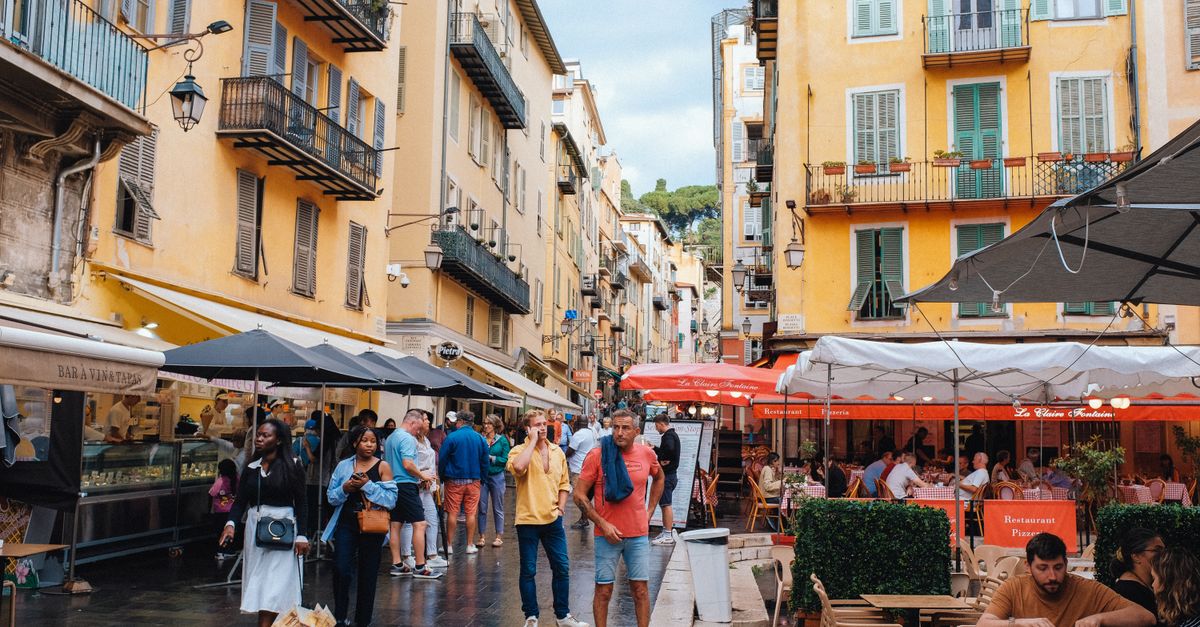 Vieux Nice i Cours Saleya