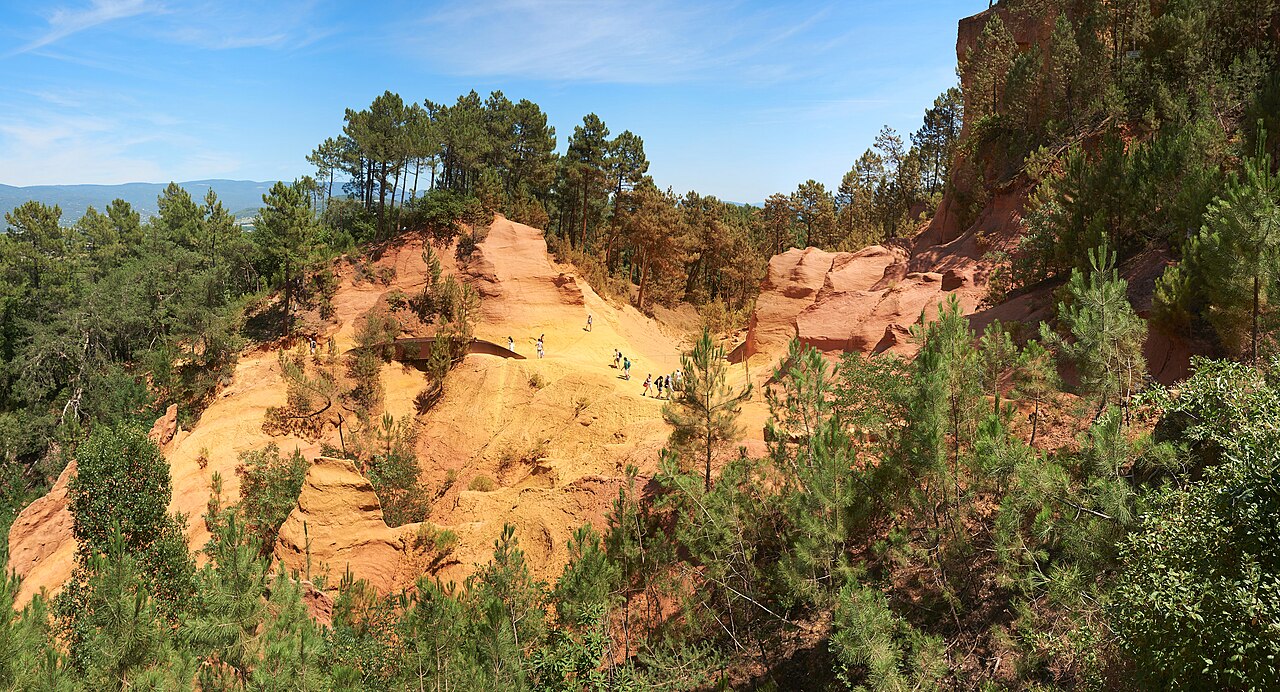 Sentier des Ocres w Roussillon