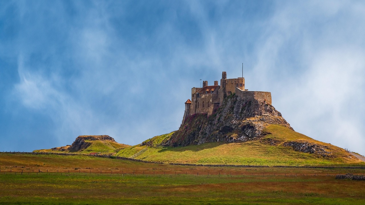 Lindisfarne Castle i ogród Jekyll