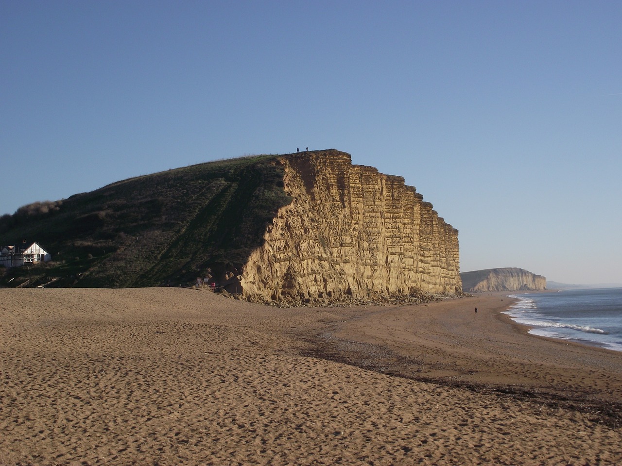 West Bay i klify Bridport