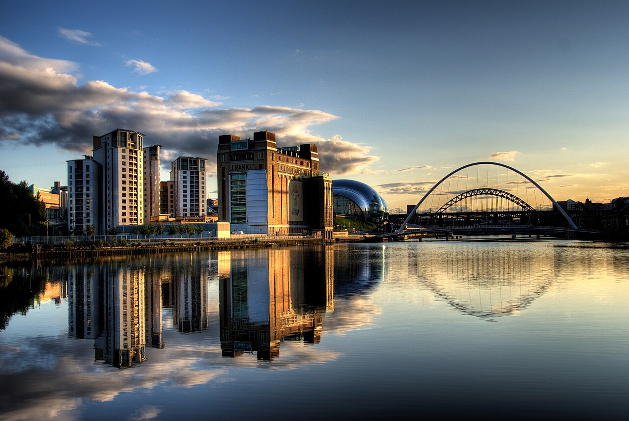 Quayside i mosty nad Tyne