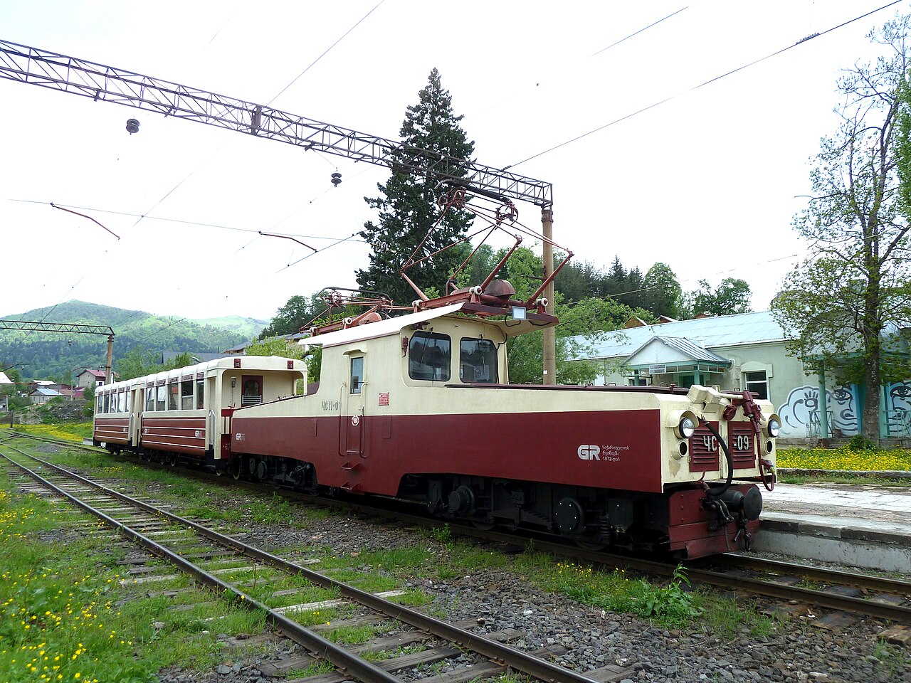 Kolejka wąskotorowa z Borjomi
