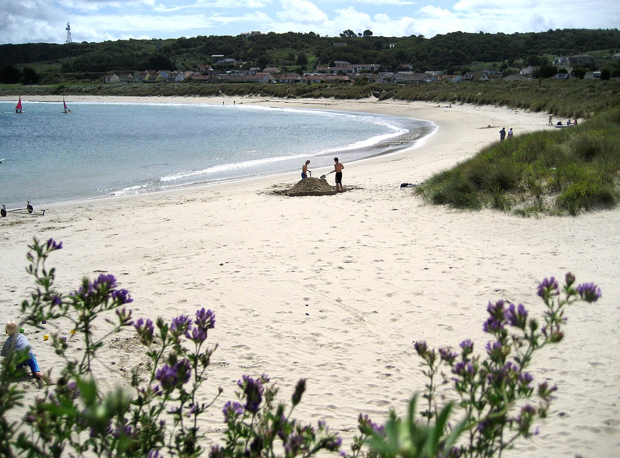 Plaża w zatoce Braye