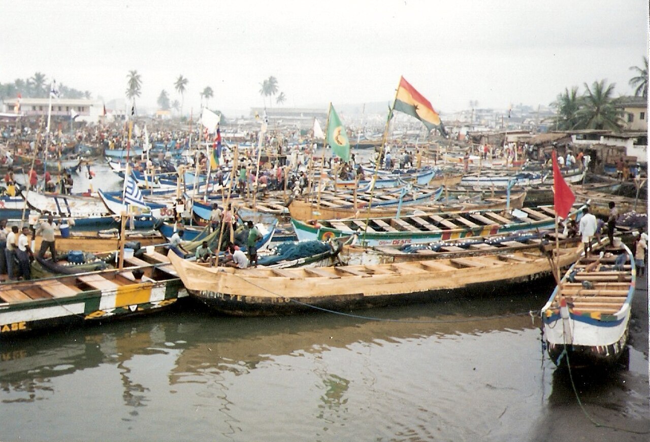 Port rybacki w Elminie