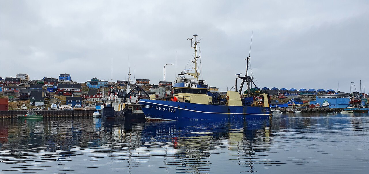 Port rybacki w Aasiaat
