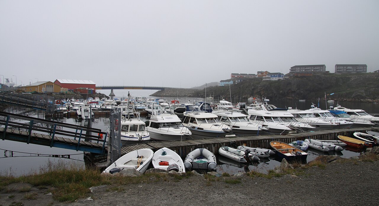 Port rybacki w Sisimiut