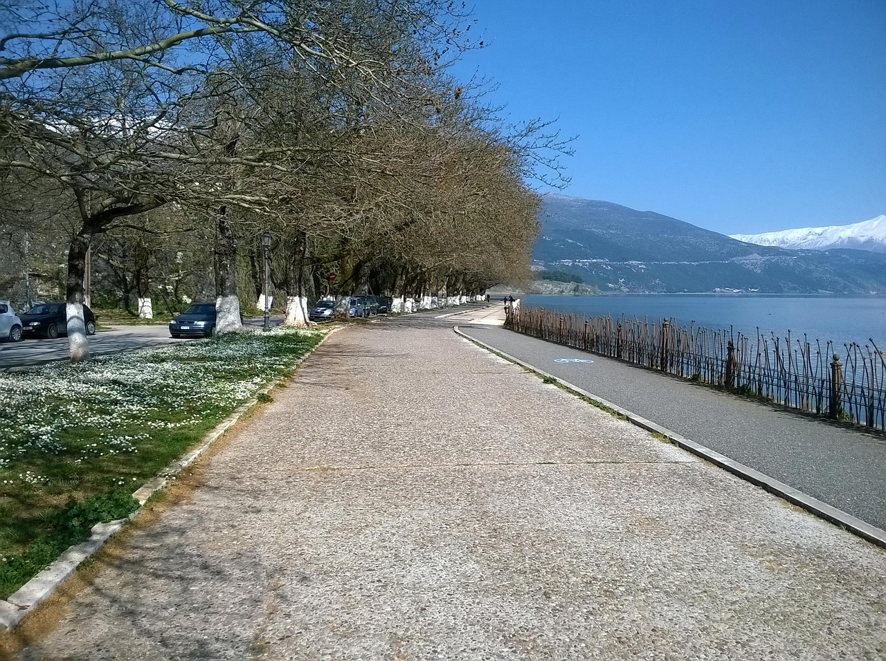 Jezioro Pamwotida i wyspa Ioannina