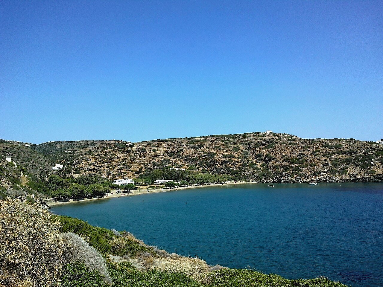 Chrysopigi i plaża Apokofto