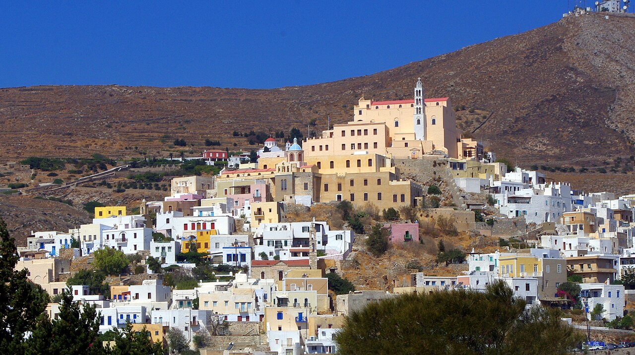 Ano Syros i katedra św. Jerzego