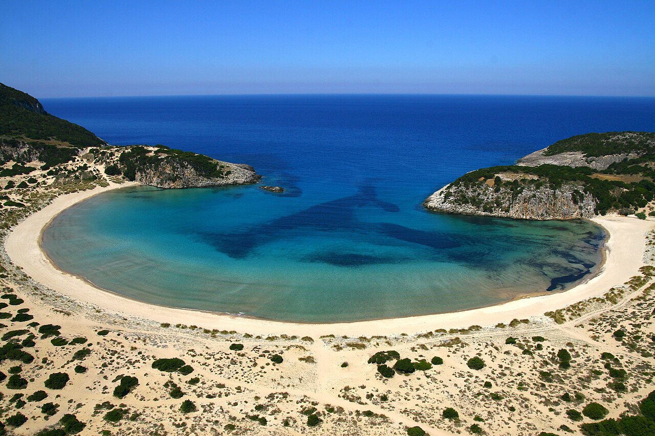 Plaża Voidokilia