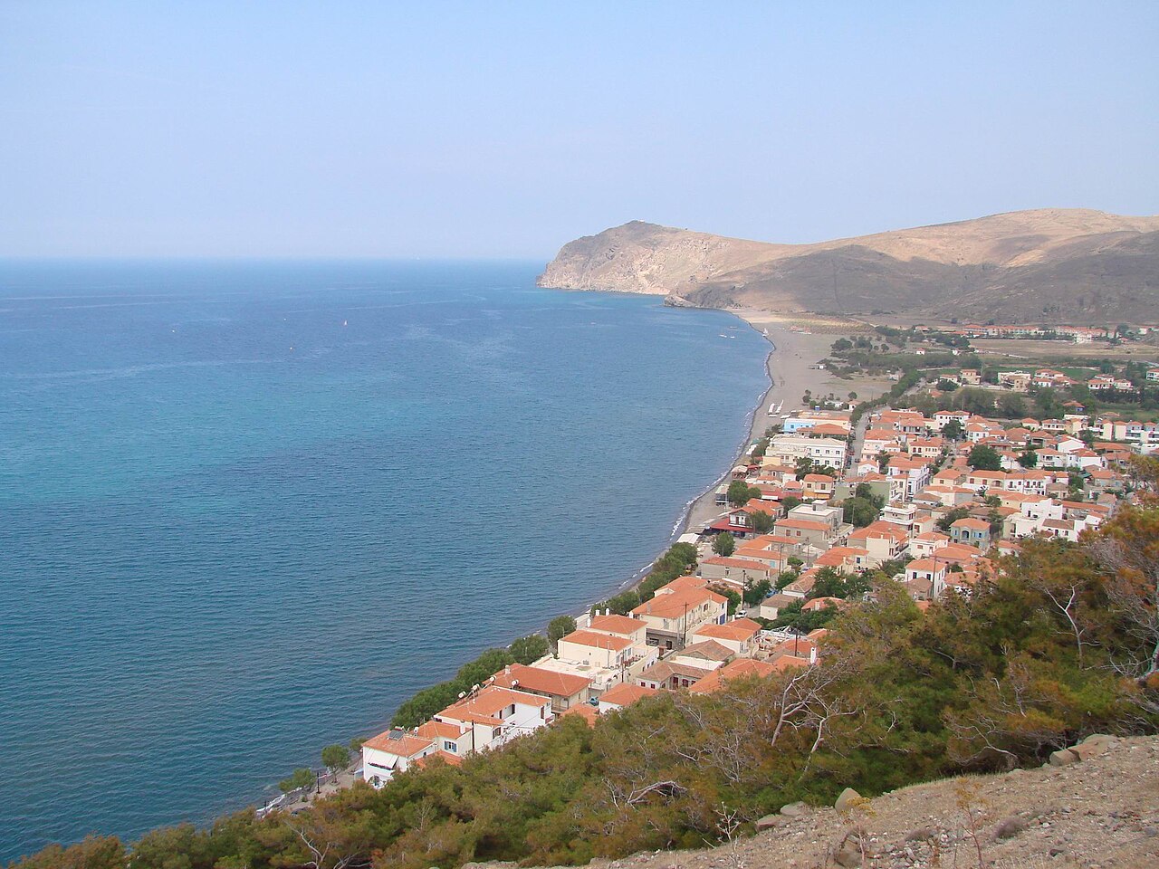 Plaże Eresos i Skala