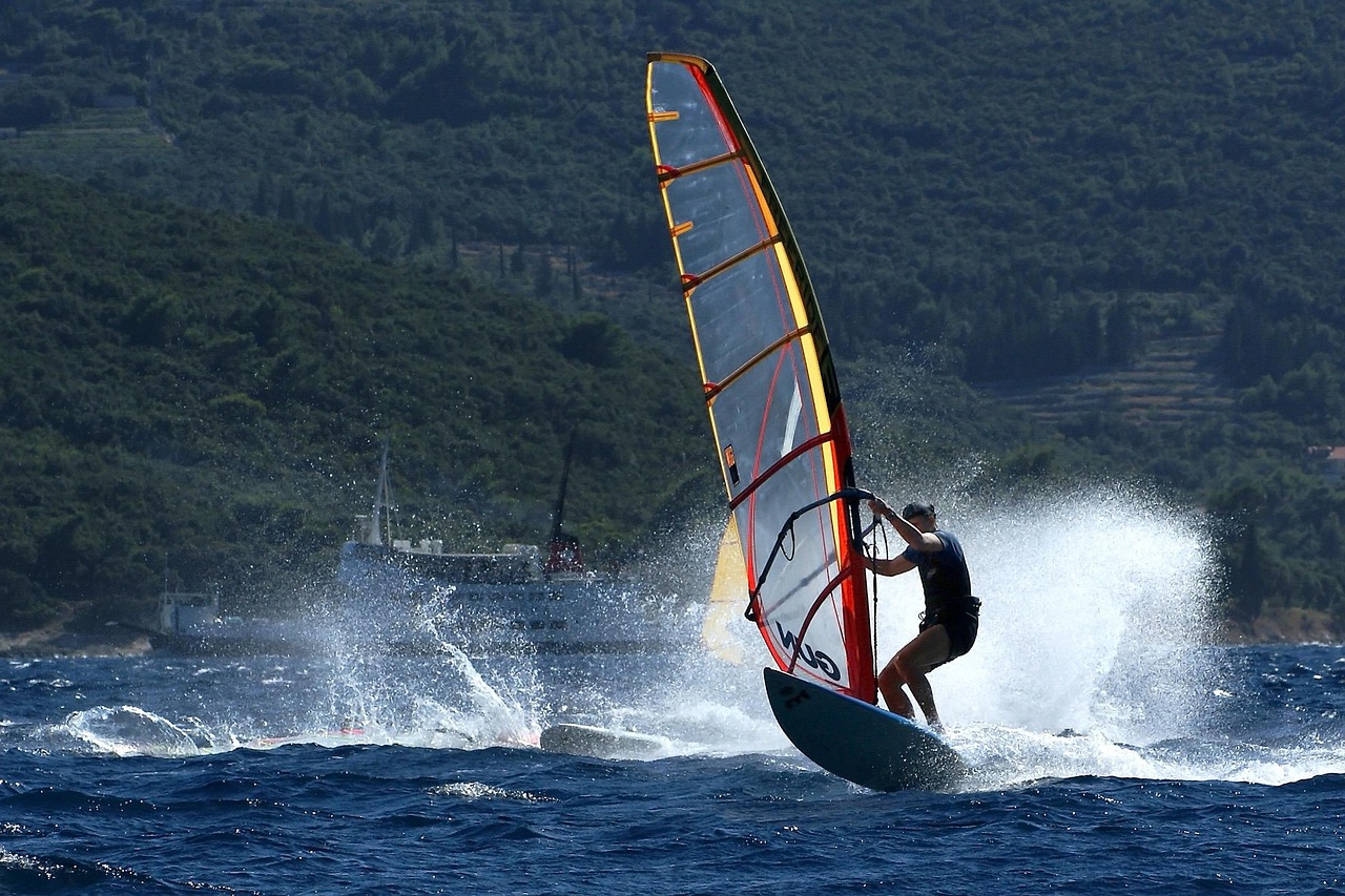 Windsurfing w Viganju