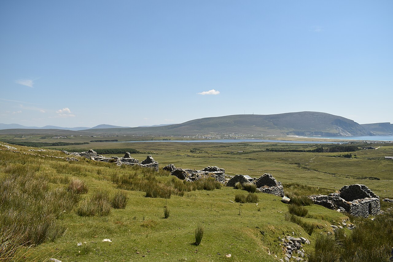 Opuszczona wioska Slievemore