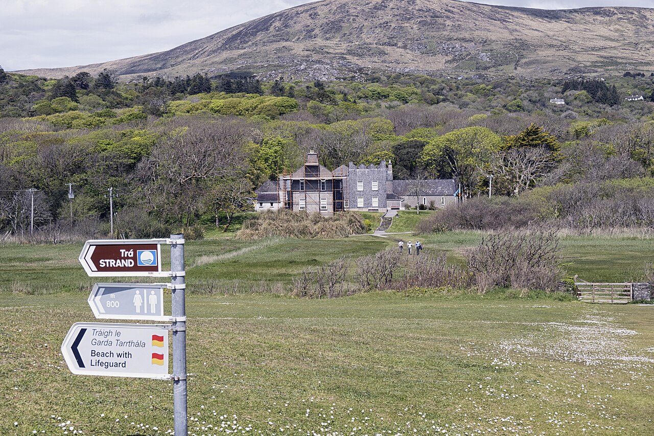 Derrynane House i plaża